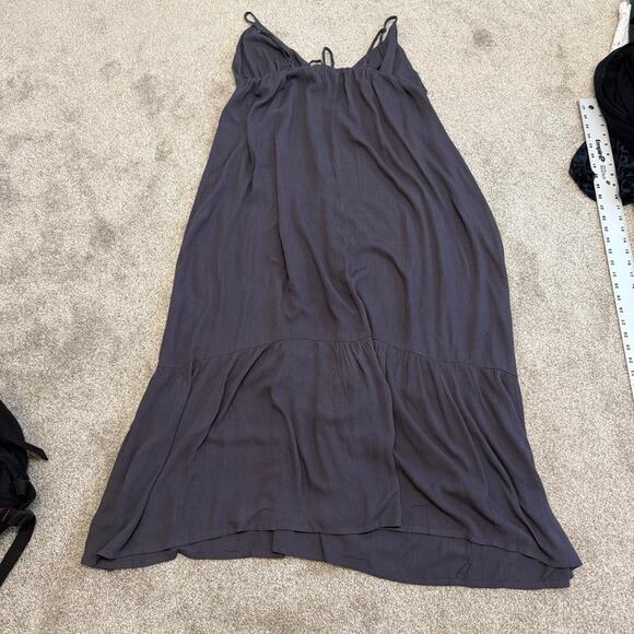 Rhea L/XL  Princess flowy strappy maxi dress Peppercorn D1 2346 - Picture 5 of 10